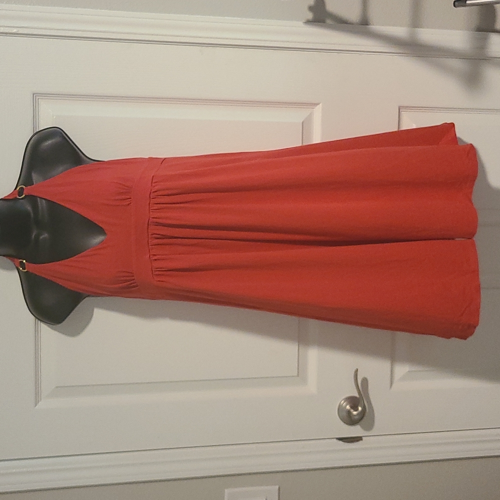 Victoria Secret Red Halter Dress Large